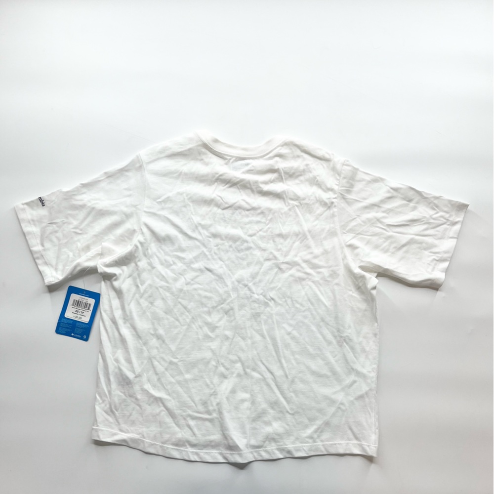 Columbia T-Shirt Womens XS White 100% Cotton North Cascades Relaxed Tee NWT - Picture 4 of 6